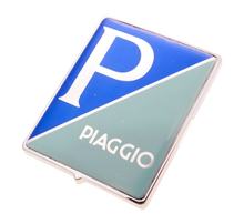 Emblem " Piaggio " zum Stecken für Piaggio  Ape 07-12, Vespa 1999-