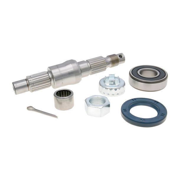 Radwelle Reparatursatz 143mm komplett für Piaggio, Vespa 125, 150ccm 2-Takt (-1999)