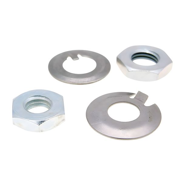 Mutter / Sicherungsscheibe Set Kupplung für LML 2T, Piaggio Ape, Vespa PK, PX, Primavera 50-125, ET3, PK