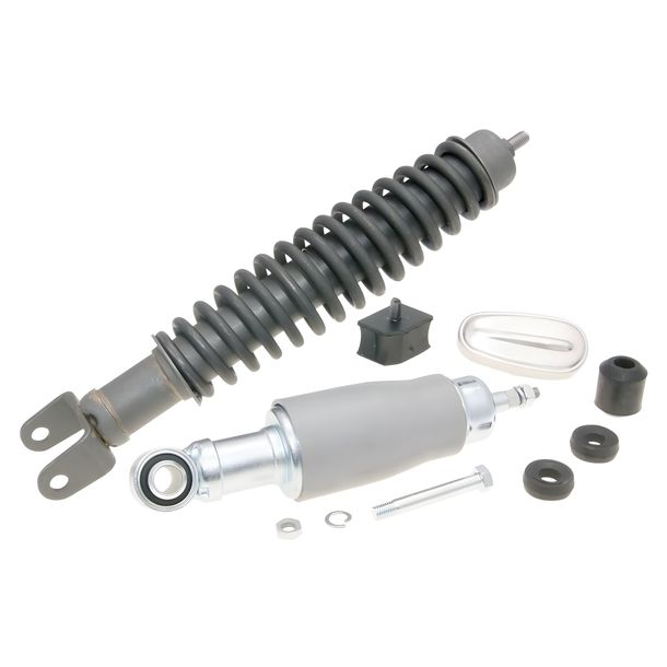 Kit telaio/kit ammortizzatore fosfatato/grigio per Vespa Primavera, ET3 125, Vespa 50, PK50
