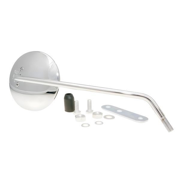 Specchietto tondo destro M10 cromo per Vespa