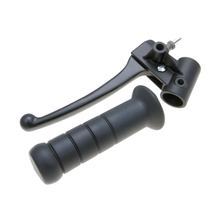 Braço da pinça de freio esquerdo com manete de freio e borracha de punho para Piaggio Quartz, Skipper, Zip FR