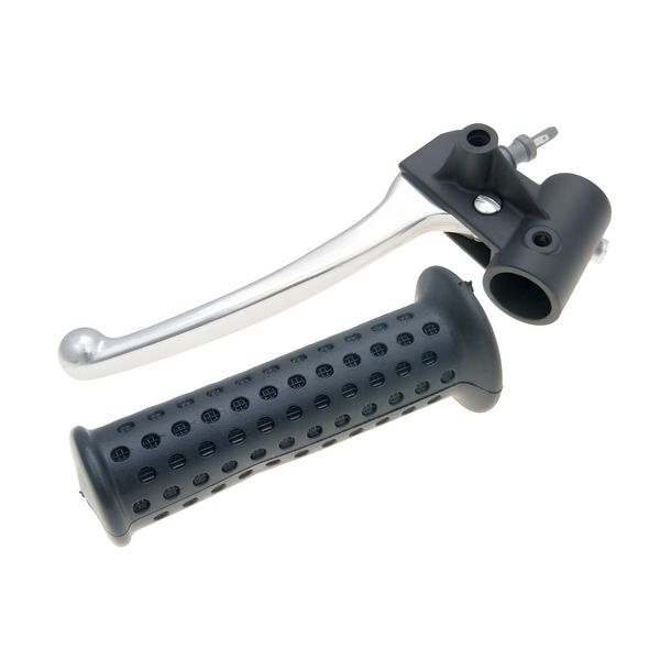 Linkerremkoppeling met remhendel en rubberen grip voor Piaggio Quartz, Skipper, Zip FR