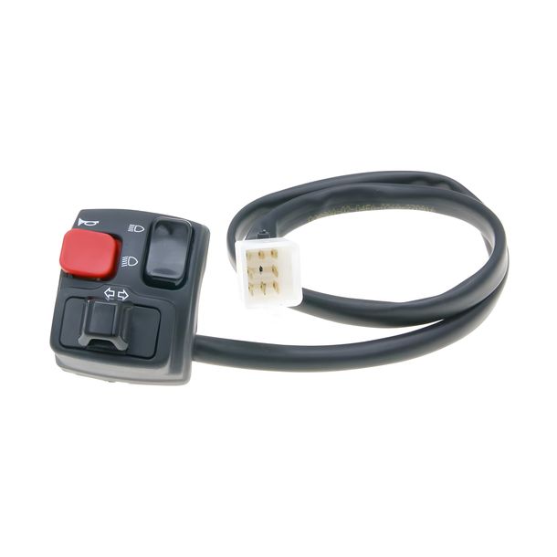 Schaltereinheit Lenker links Blinker, Fernlicht, Abblendlicht, Hupe für Rieju SMX, MRX, RR, RS2, Spike