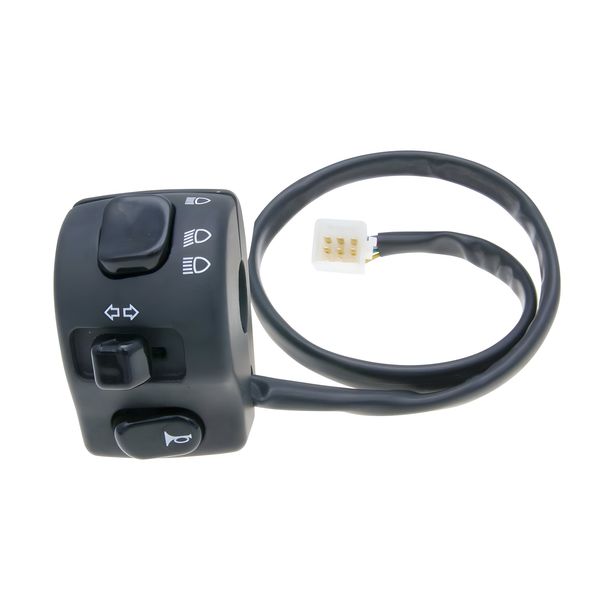 Schaltereinheit Lenker links Blinker, Fernlicht, Abblendlicht, Hupe - universal