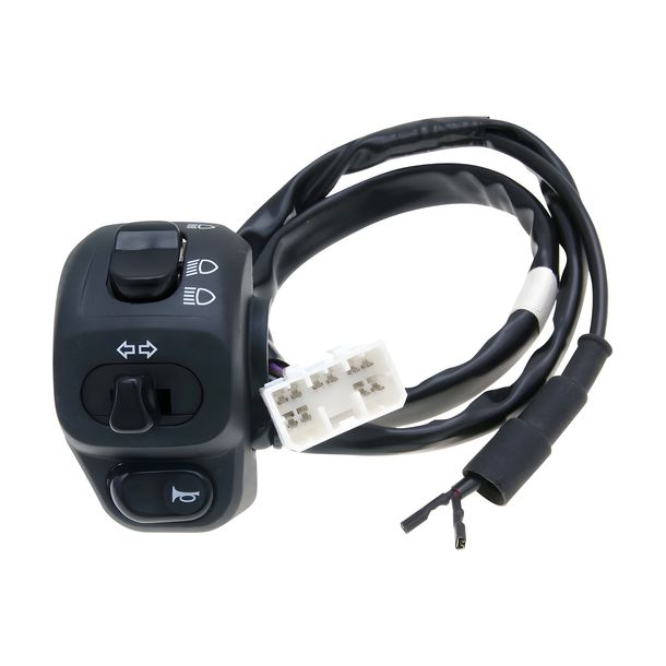 Linker stuurschakelaar richtingaanwijzer, grootlicht, dimlicht, claxon voor Vespa LXV 125, GTV 125, 250
