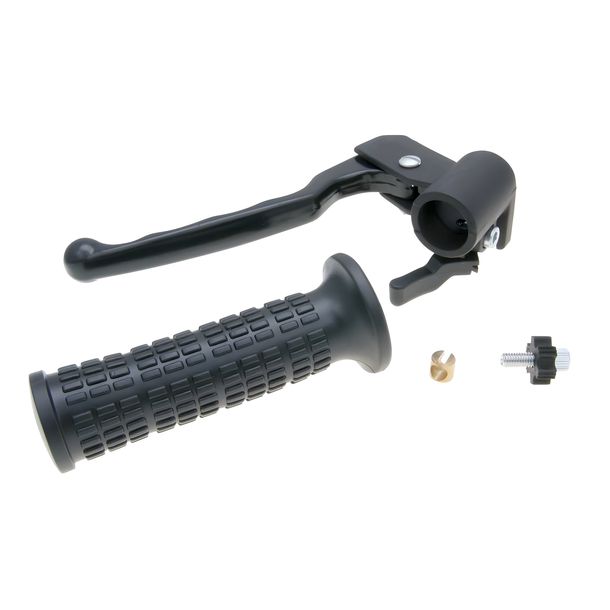 Freno raccordo con leva freno sinistra, soffocare leva e impugnatura in gomma per Piaggio Ciao, SI, Gilera Trend 1989-1992