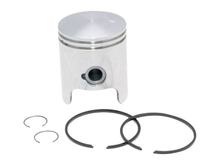 Kolbensatz (A) OEM für Piaggio / Derbi Motor D50B0 (Graugusszylinder)