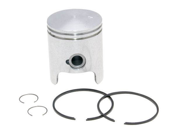 Kolbensatz (B) OEM für Piaggio / Derbi Motor D50B0 (Graugusszylinder)
