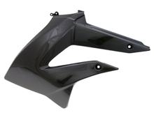 Tankafdeksel links OEM zwart voor Derbi Senda 2011-, Gilera RCR, SMT