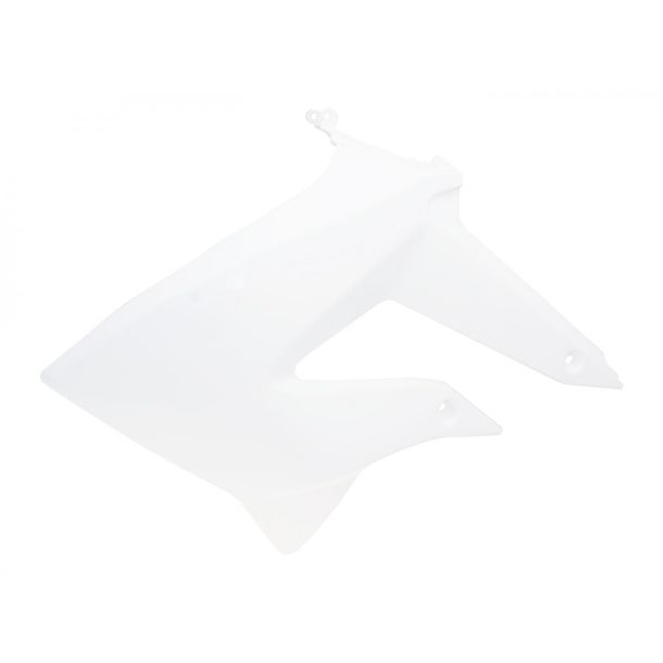 Tank trim left OEM white for Derbi Senda 2011-, Gilera RCR, SMT 2011-