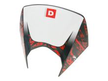 Headlightcover cáscara OEM-blanco-negro rojo para Derbi Senda DRD Pro