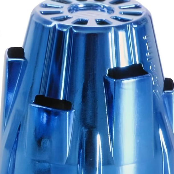 Luftfilter Polini Blue Air Box 46mm 30° blau-schwarz – Bild 2
