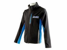 Chaqueta Softshell Polini EVO hombres de negro-luz azul talla L