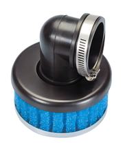 Luftfilter Polini Special Air Box Filter kurz 38mm 90° blau