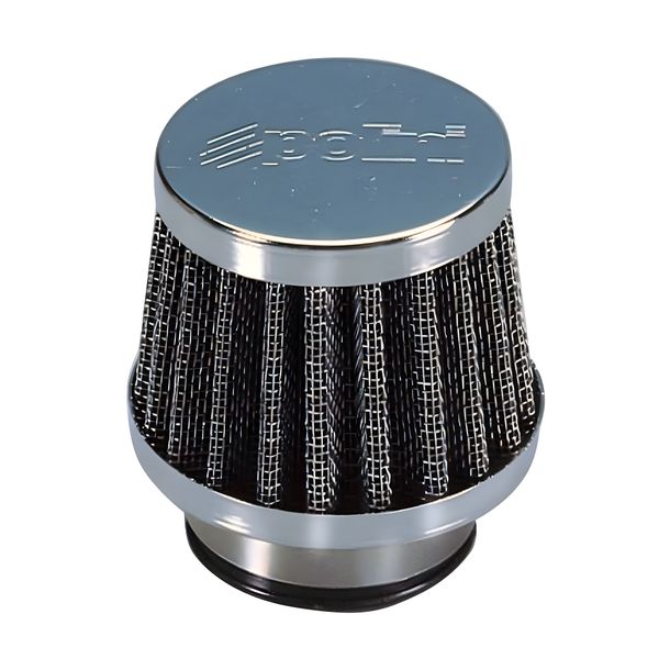 Polini Metal Air Filter Small 35 mm Straight Chrome