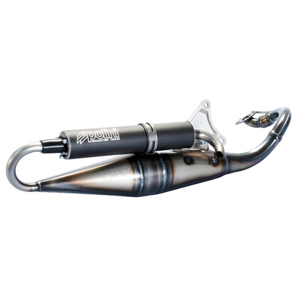 Polini Sport Scooter Team 3 TWD Exhaust Muffler for Malaguti F12 AC 2007, CPI, Keeway, 1E40QMB
