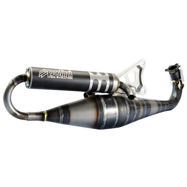 De escape Polini Racing Big Evolution TWD 70cc para LC horizontal Minarelli