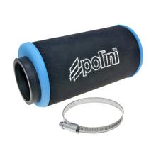 Filtro aria dritto Polini Evolution 60mm nero/blu