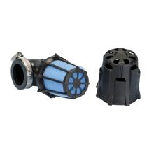Luftfilter Polini Blue Air Box klein 32mm 90° schwarz-blau
