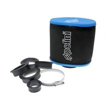 Luftfilter Polini Big Evolution 28-55mm gerade schwarz-blau