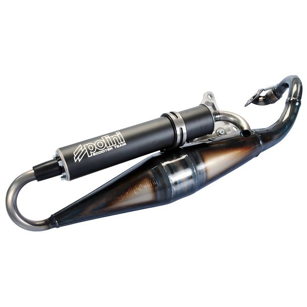 Polini Sport Scooter Team 3 TWD Exhaust Muffler for CPI, Keeway, Generic, Malaguti, Explorer