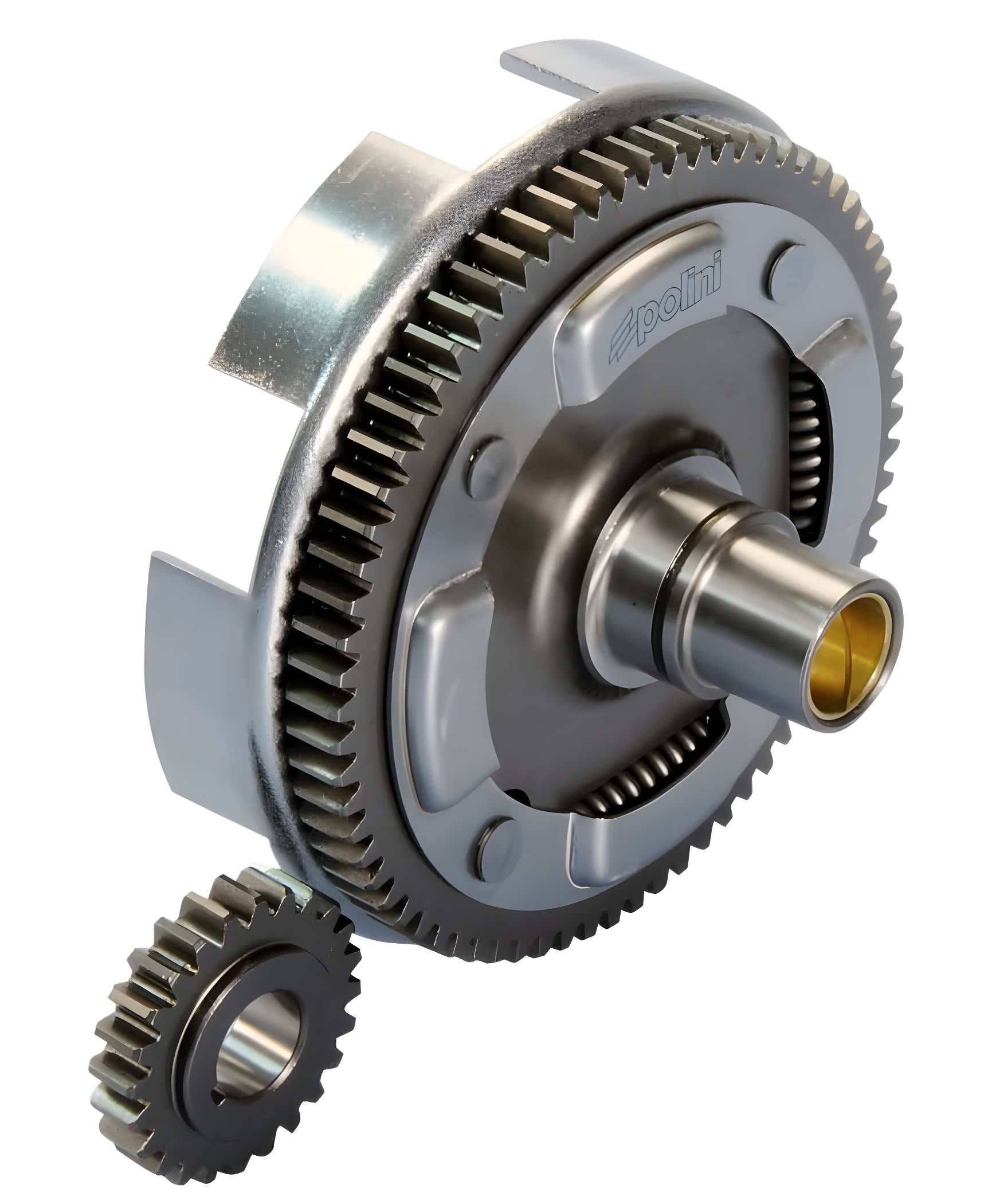 Gearbox primary with clutch basket Polini 24/72 for Vespa PK