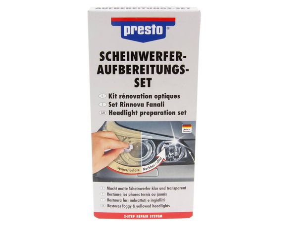 Scheinwerfer-Aufbereitungs-Set Presto