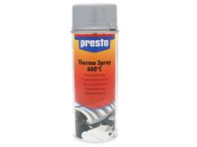 Thermo Lackspray Presto silber metallic 600°C 400ml Auspufflack Hitzefest Thermolack
