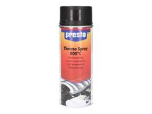 Thermo Lackspray Presto schwarz matt 800°C 400ml Auspufflack Hitzefest Thermolack