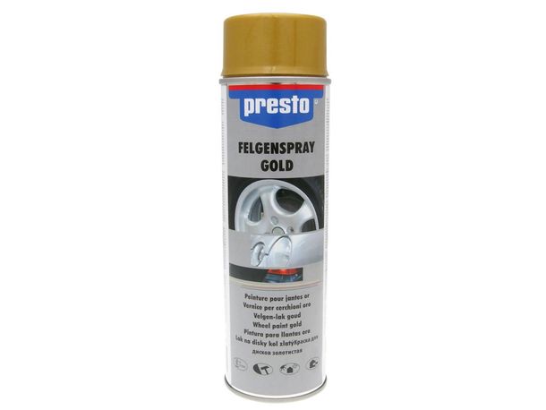Felgenspray Presto gold 500ml