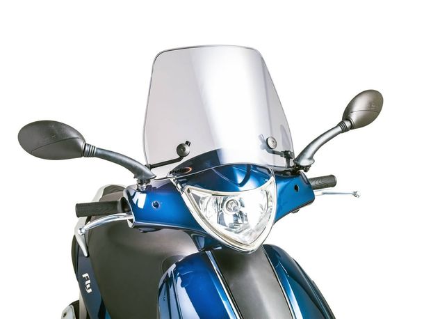 Pare-brise anti-fumée Puig Trafic pour Piaggio Fly 50 (05-14)