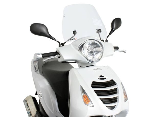 Pare-brise Puig Trafic transparent/clair pour Honda Passion 125 (06-14)