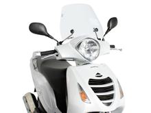 Puig Trafic windscherm transparant/helder voor Honda Passion 125 (06-14)