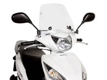 Puig Trafic windscherm transparant/helder voor Honda NSC Vision 50, 110 (11-14)