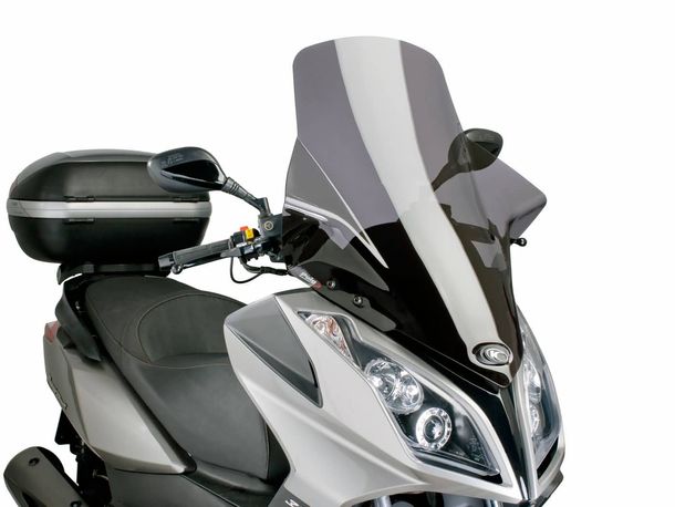 Puig V-Tech Touring Dark Smoke Windscreen for Kymco Downtown 125i, 300i ABS 09-14