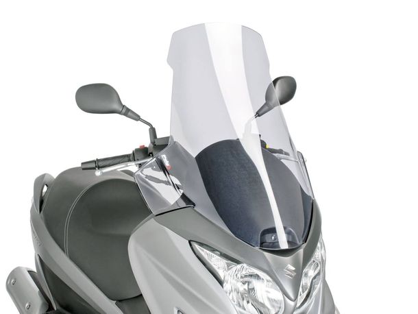 Parabrezza Puig V-Tech Touring trasparente/trasparente per Burgman 125, 200 14-