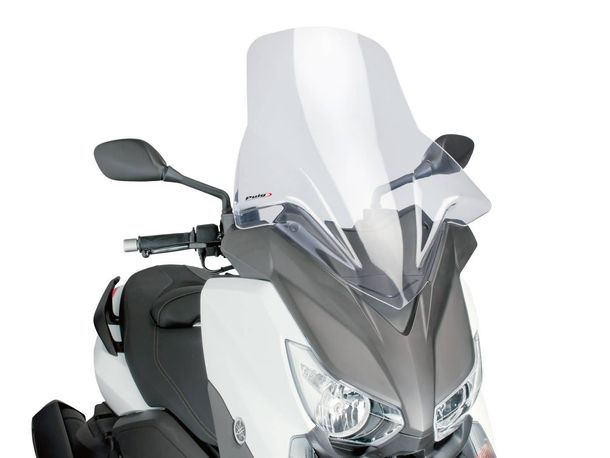 Puig V-Tech Touring Ecran Transparent/Transparent pour Yamaha X-Max 125, 250, 400 14-