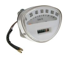 Speedometer white, max 120km/h for Vespa Rally 180, Rally 200, Sprint, PV125