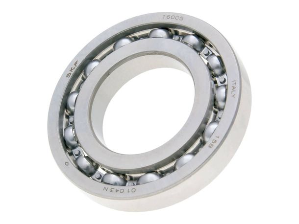Ball bearing SKF open 16005 - 25x47x8mm for auxiliary shaft for Vespa Classic, Ape