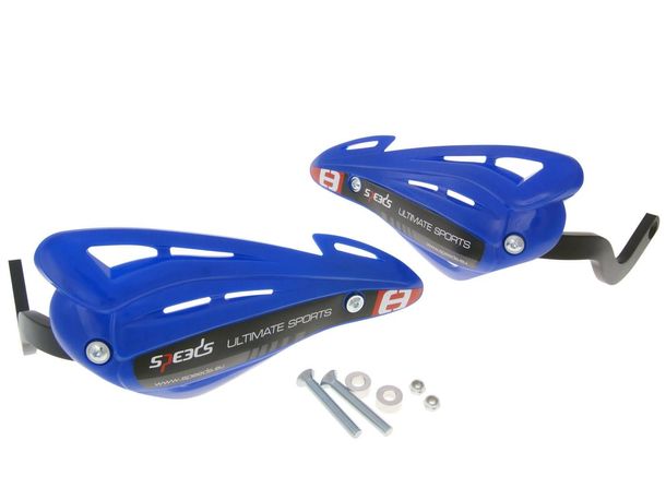 Speeds Handguards Blue for Handlebars with M8 Internal Thread