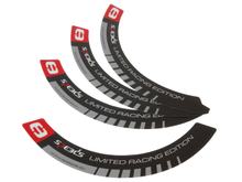 Felgenrand Aufkleber Speeds Limited Racing Edition für 12 Zoll Felgen