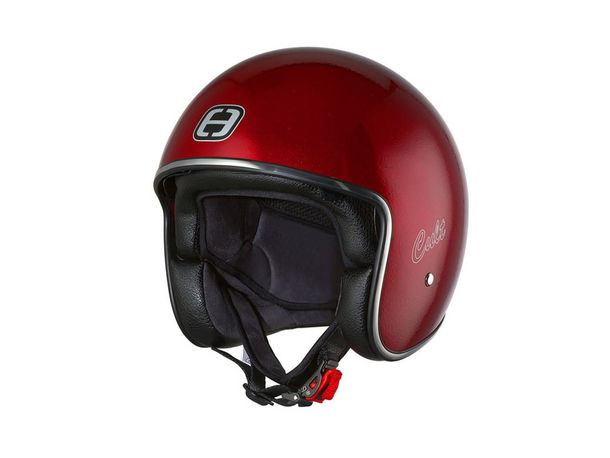 Speeds Jet Cult Candy rode metalen helm maat XL (61-62cm)