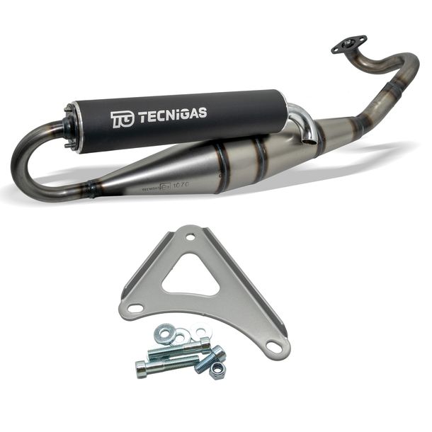 Auspuff Tecnigas Next-R mit Zulassung für Peugeot liegend