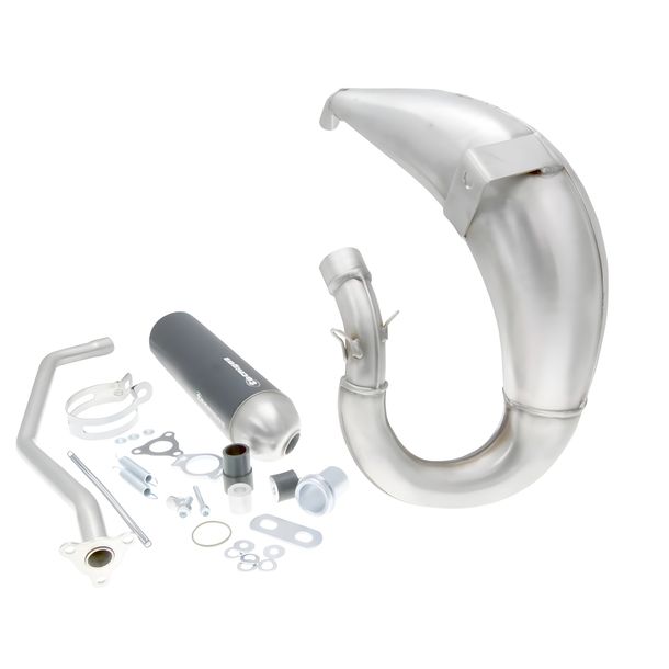 Auspuff Tecnigas E-NOX mit Zulassung für Derbi Senda (00-), Aprilia RX/SX, Gilera RCR/SMT