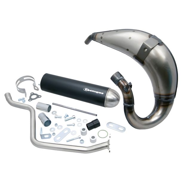 Scarico Tecnigas E-NOX Steel con omologazione per Malaguti XSM, XTM, X-Limit, XPS, DT50