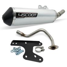 Échappement Tecnigas 4SCOOT avec homologation pour Honda SH i PCX i.e. 125 ccm