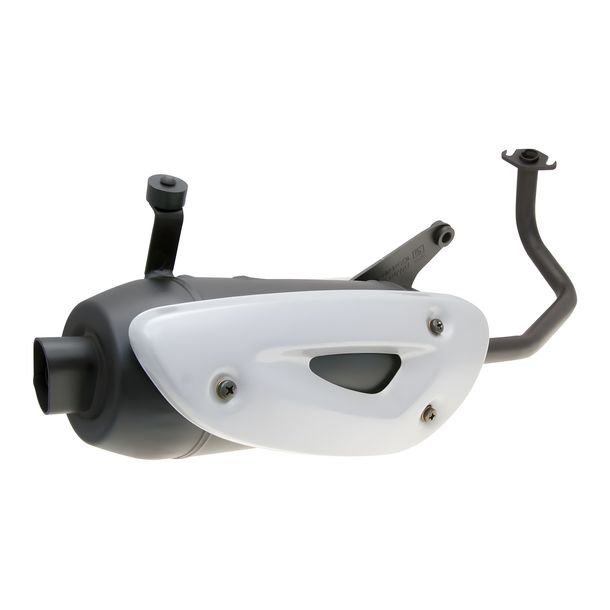 Auspuffanlage Tecno Straight mit Zulassung für SYM Fiddle 2, Orbit 1, Symply 50 4T AC