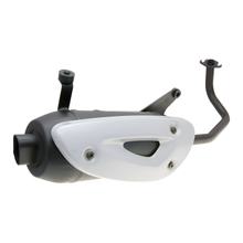 Auspuffanlage Tecno Straight mit Zulassung für SYM Fiddle 2, Orbit 1, Symply 50 4T AC