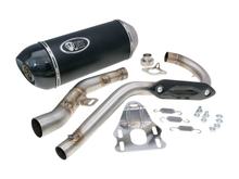 Uitlaat TurboKit Off Road 125 Oval H2 met goedkeuring voor Rieju Marathon Pro 125